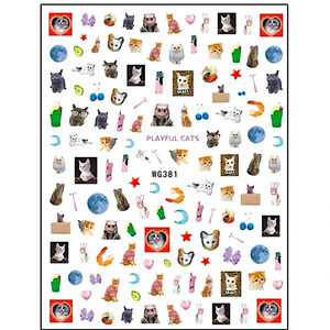 💌 BO/GO$6 🐱 Cat Nail Stickers